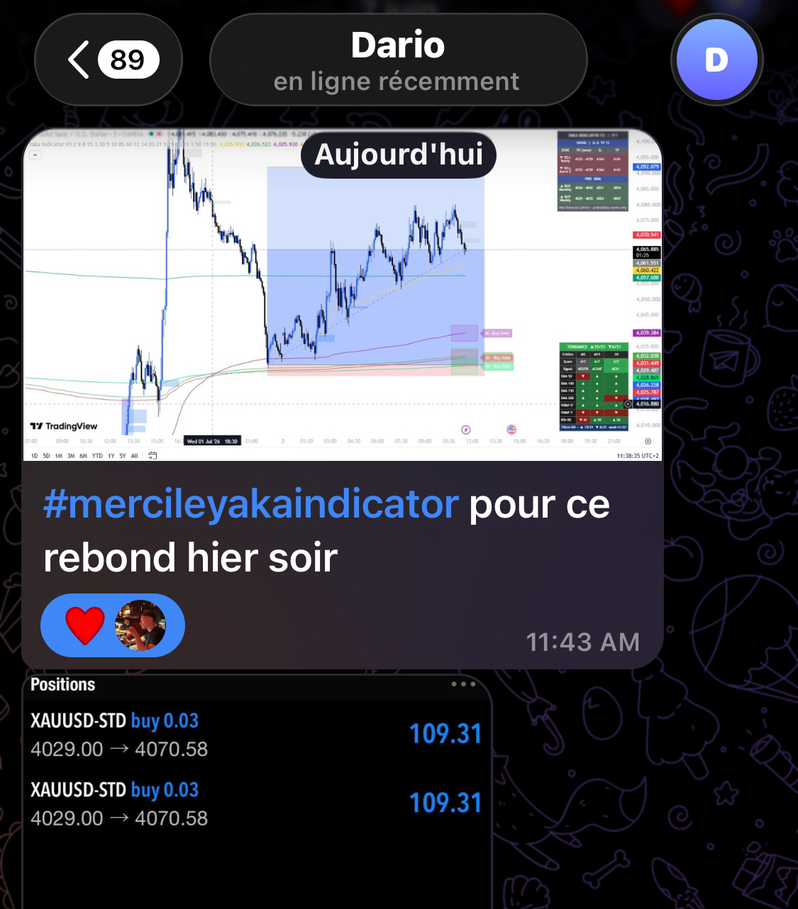 Dario — un rebond qui fait la différence